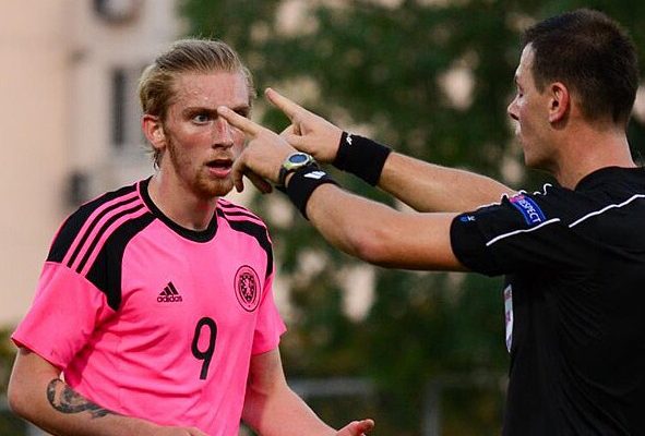 Oli McBurnie for Scotland under 21s
