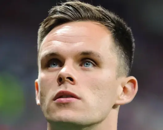 Lawrence Shankland, Scotland v Russia in Moscow, 2019.