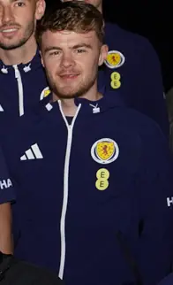 Tommy Conway in Scotland tracksuit. March 2026.