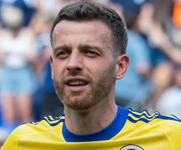Angus Gunn, Scotland v Bolivia, singing national anthem.