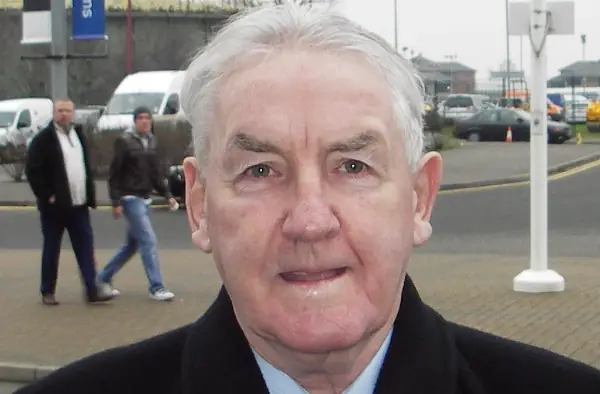Dave Mackay, ex-Derby County Manager. Head shot.