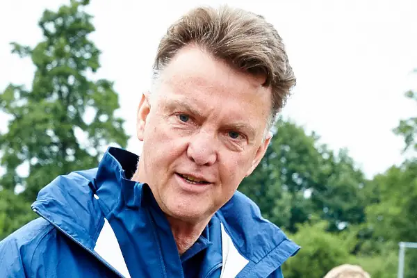 Louis van Gaal at a training event in 2013.