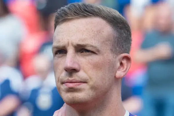 Lewis Ferguson Scotland v Bolivia pre-kick-off line up